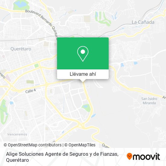 Mapa de Alige Soluciones Agente de Seguros y de Fianzas