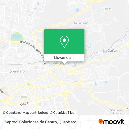 Mapa de Seproci Soluciones de Centro