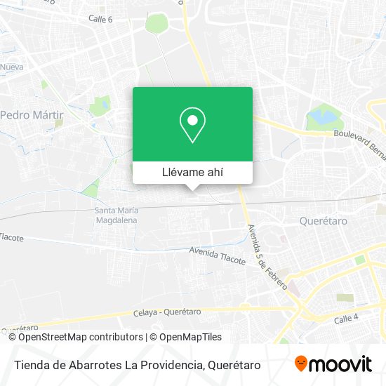 Mapa de Tienda de Abarrotes La Providencia