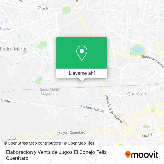 Mapa de Elaboracion y Venta de Jugos El Conejo Feliz