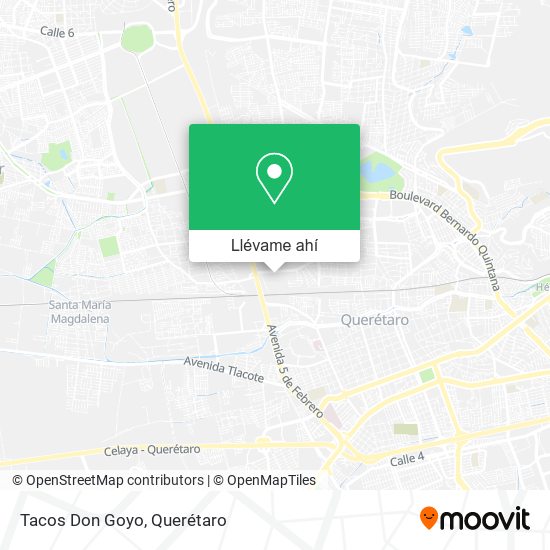 Mapa de Tacos Don Goyo