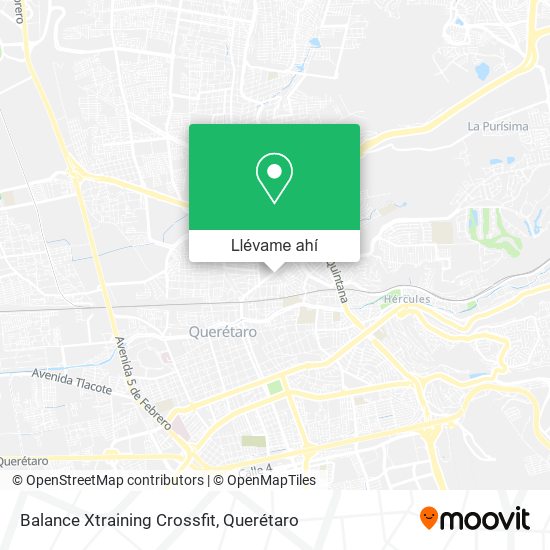 Mapa de Balance Xtraining Crossfit