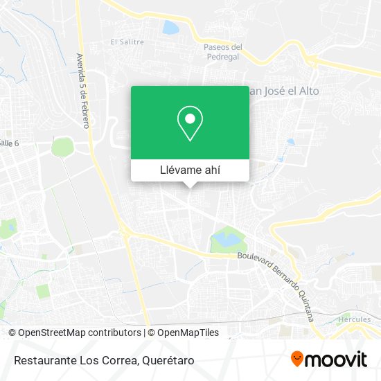 Mapa de Restaurante Los Correa
