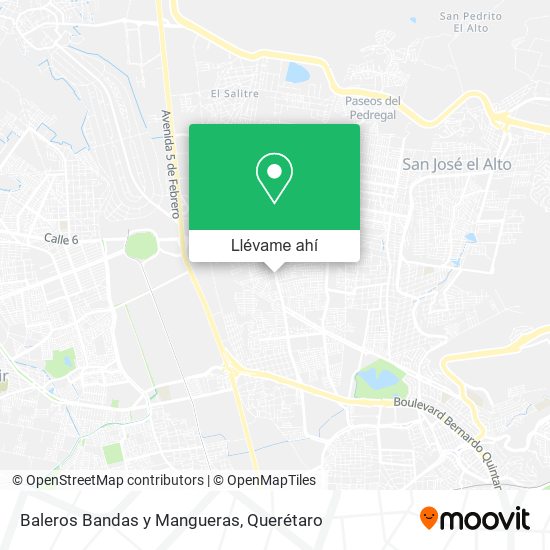 Mapa de Baleros Bandas y Mangueras