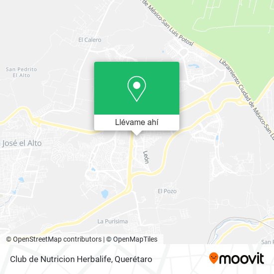 Mapa de Club de Nutricion Herbalife