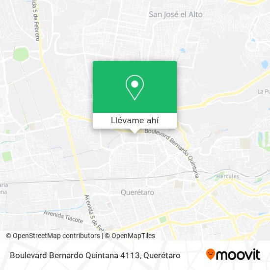 Mapa de Boulevard Bernardo Quintana 4113