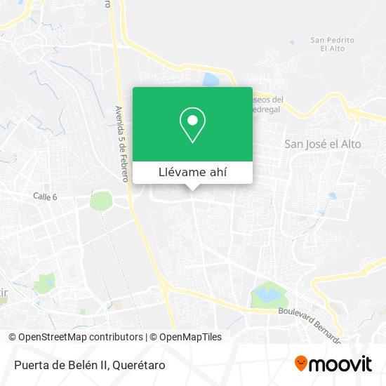 Cómo llegar a Puerta de Belén II en Santiago De Querétaro en Autobús?