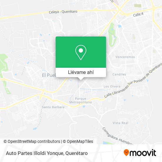 Mapa de Auto Partes Illoldi Yonque