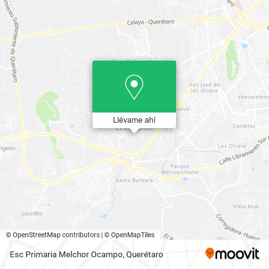 Mapa de Esc Primaria Melchor Ocampo