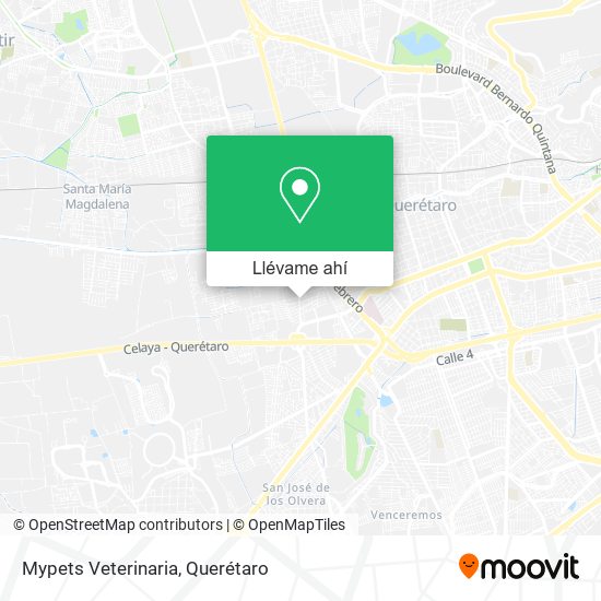 Mapa de Mypets Veterinaria