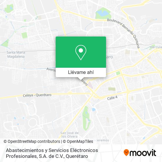 Mapa de Abastecimientos y Servicios Eléctronicos Profesionales, S.A. de C.V.