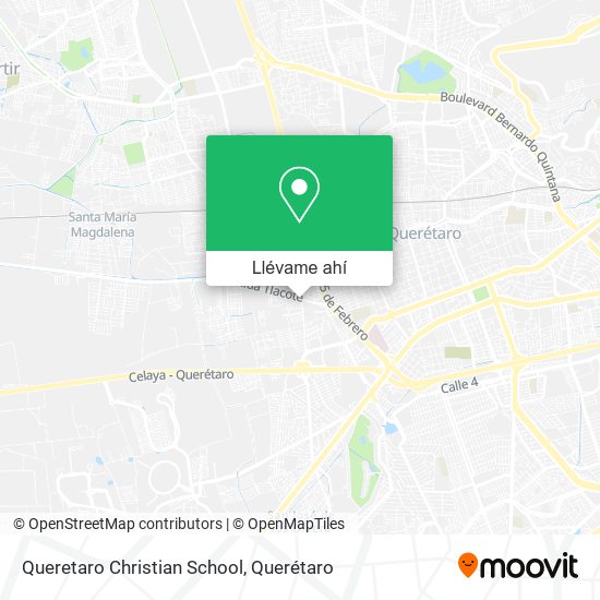 Mapa de Queretaro Christian School