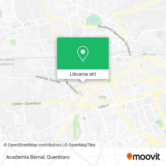 Mapa de Academia Bernal