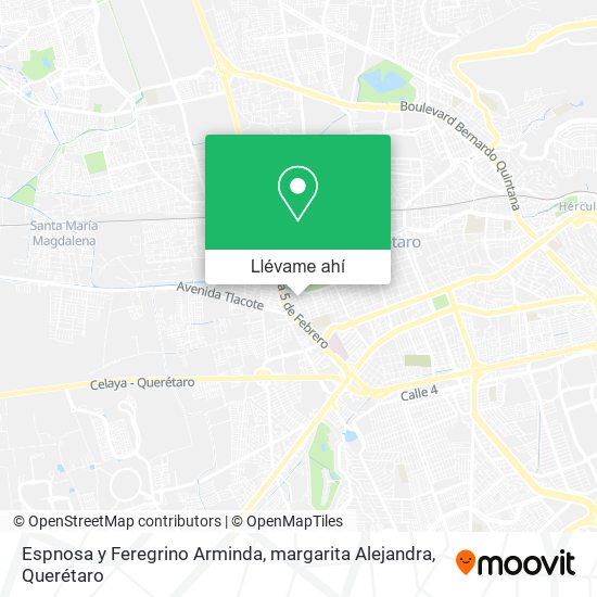 Mapa de Espnosa y Feregrino Arminda, margarita Alejandra