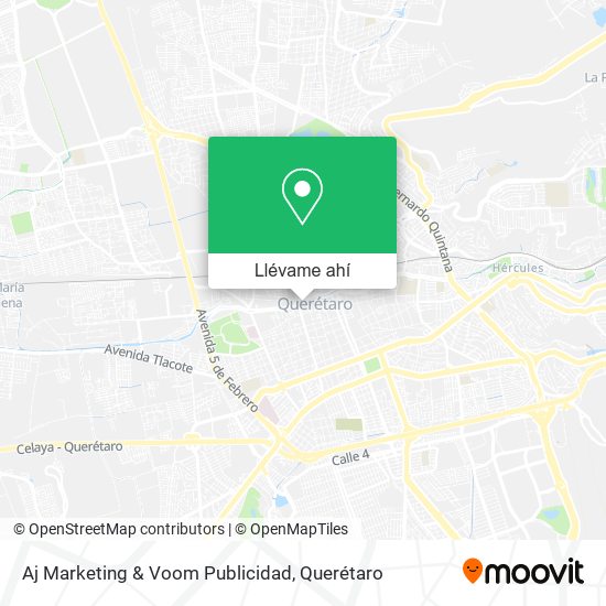 Mapa de Aj Marketing & Voom Publicidad