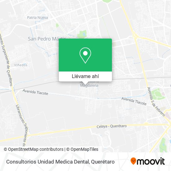 Mapa de Consultorios Unidad Medica Dental