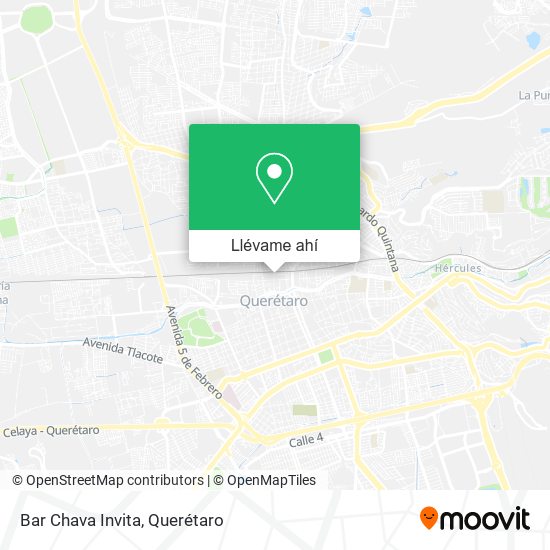 Mapa de Bar Chava Invita