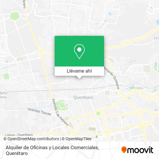 Mapa de Alquiler de Oficinas y Locales Comerciales