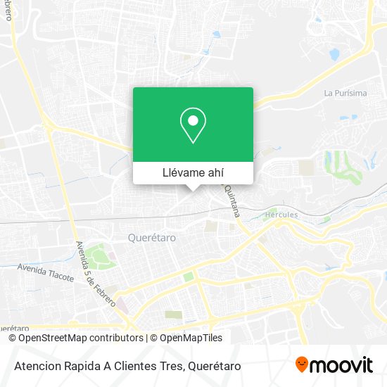 Mapa de Atencion Rapida A Clientes Tres