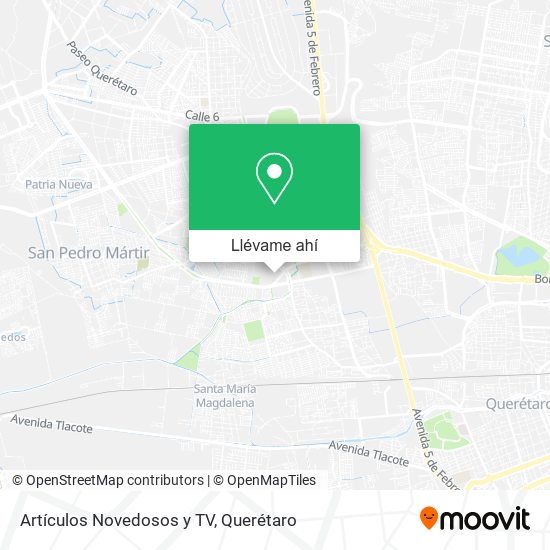 Mapa de Artículos Novedosos y TV