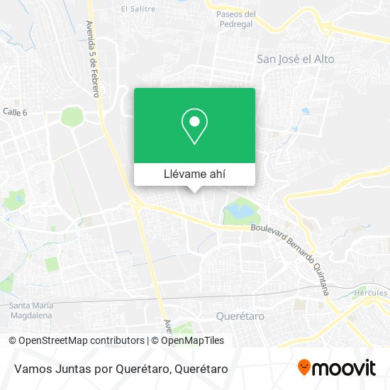 Mapa de Vamos Juntas por Querétaro