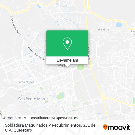 Mapa de Soldadura Maquinados y Recubrimientos, S.A. de C.V.