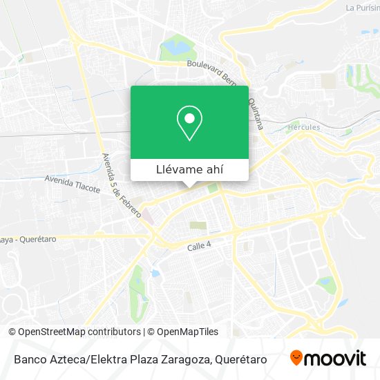 Mapa de Banco Azteca / Elektra Plaza Zaragoza