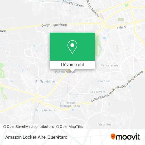 Mapa de Amazon Locker-Aire