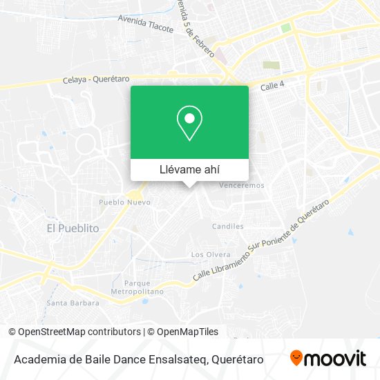 Mapa de Academia de Baile Dance Ensalsateq