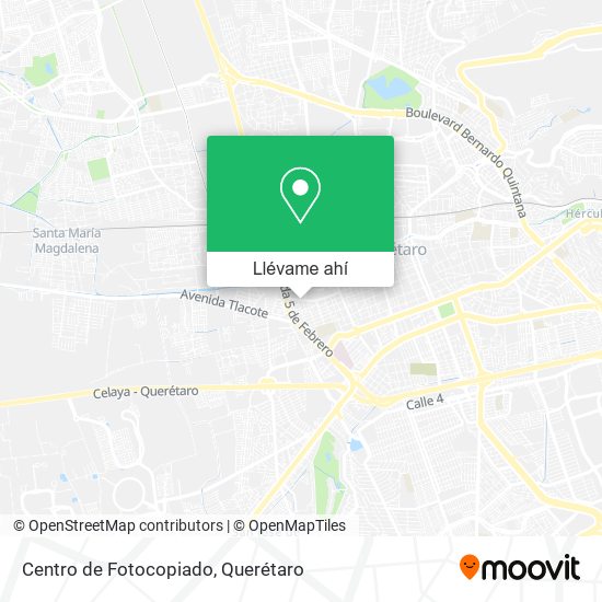 Mapa de Centro de Fotocopiado