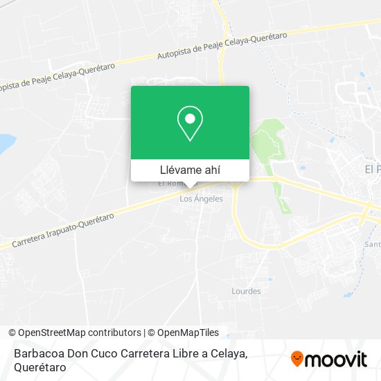 Mapa de Barbacoa Don Cuco Carretera Libre a Celaya