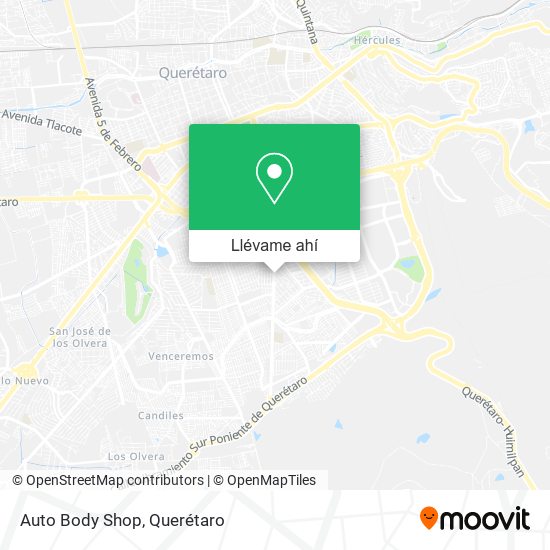 Mapa de Auto Body Shop