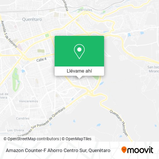 Mapa de Amazon Counter-F Ahorro Centro Sur