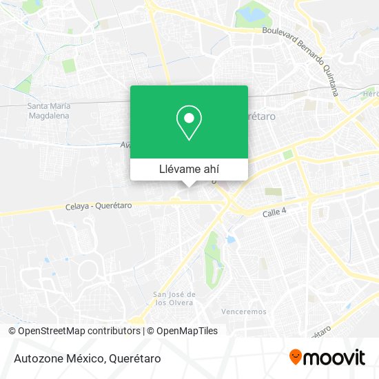 Mapa de Autozone México