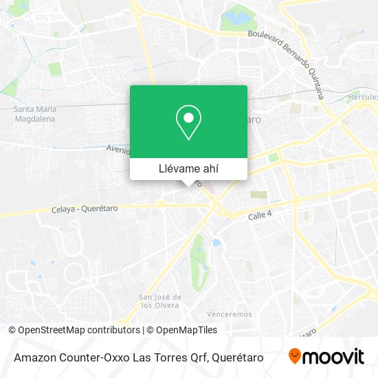 Mapa de Amazon Counter-Oxxo Las Torres Qrf