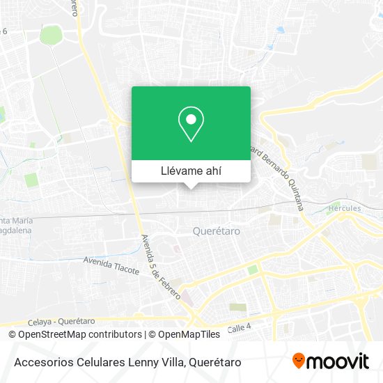 Mapa de Accesorios Celulares Lenny Villa