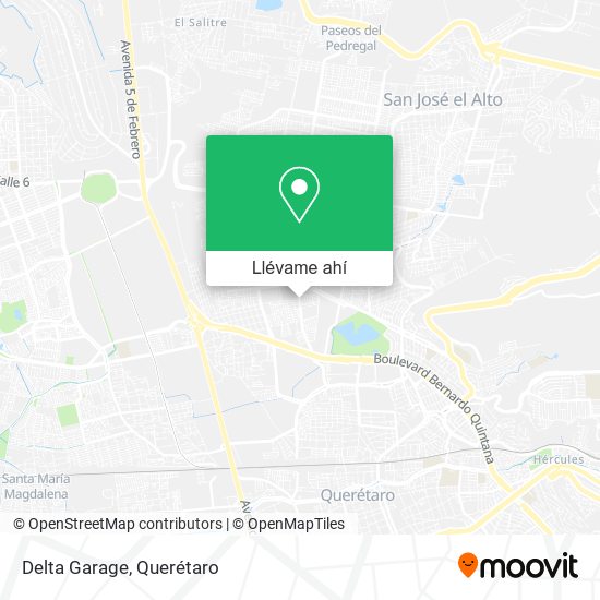 Mapa de Delta Garage