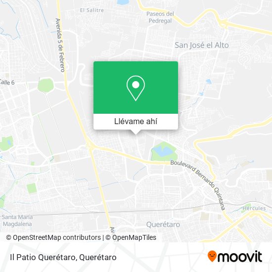 Mapa de Il Patio Querétaro