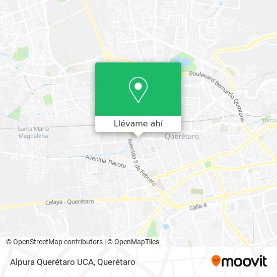 Mapa de Alpura Querétaro UCA