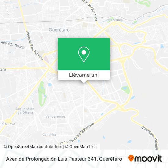 Mapa de Avenida Prolongación Luis Pasteur 341