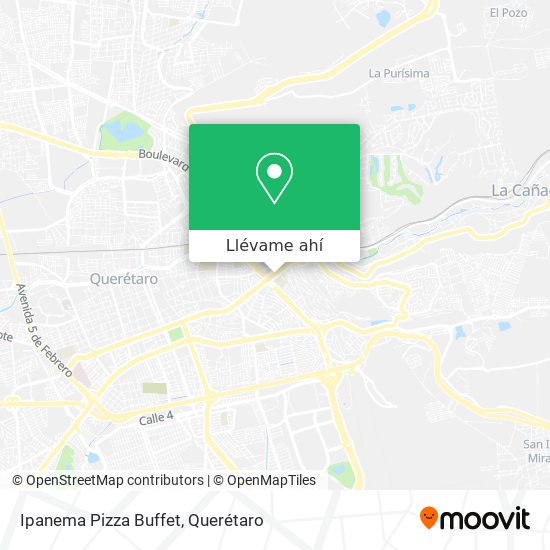 Cómo llegar a Ipanema Pizza Buffet en Santiago De Querétaro en Autobús?