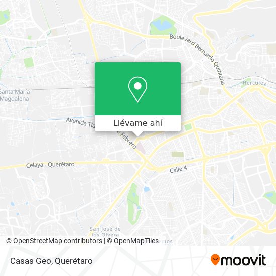 Cómo llegar a Casas Geo en Santiago De Querétaro en Autobús?