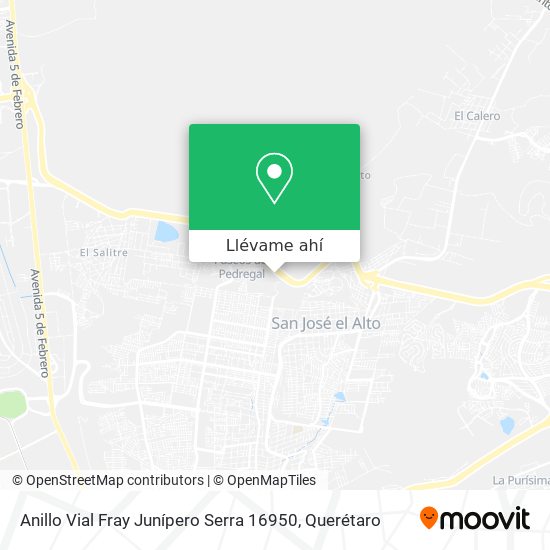 Mapa de Anillo Vial Fray Junípero Serra 16950