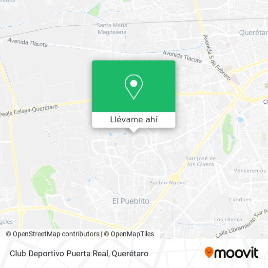 Cómo llegar a Club Deportivo Puerta Real en San José De Los Olvera -  Venceremos en Autobús?