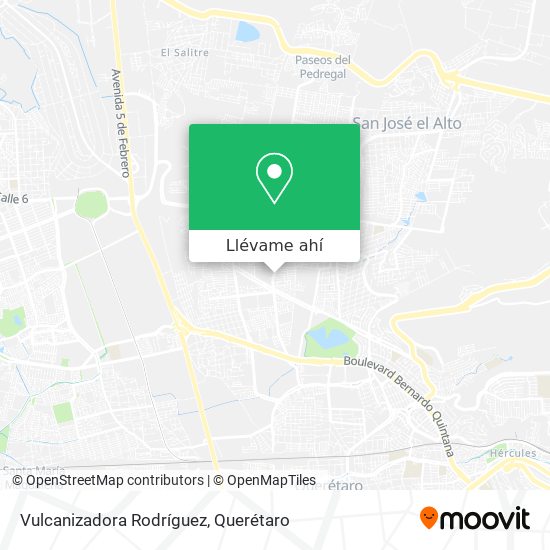 Cómo llegar a Vulcanizadora Rodríguez en Santiago De Querétaro en Autobús?