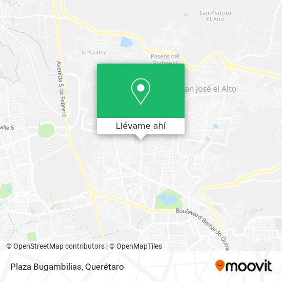 Cómo llegar a Plaza Bugambilias en Santiago De Querétaro en Autobús?