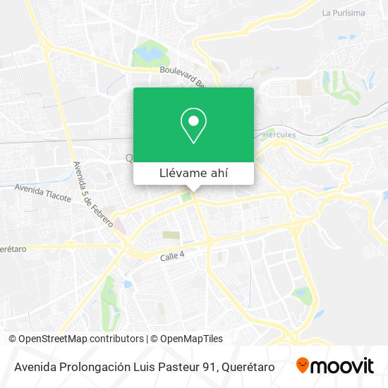 Mapa de Avenida Prolongación Luis Pasteur 91