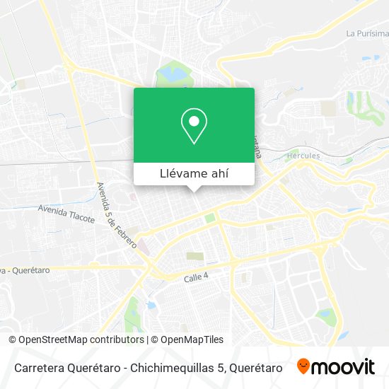 Mapa de Carretera Querétaro - Chichimequillas 5