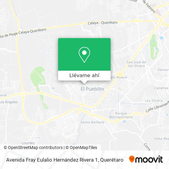 Mapa de Avenida Fray Eulalio Hernández Rivera 1