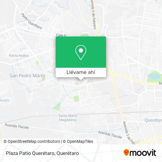 Mapa de Plaza Patio Querétaro
